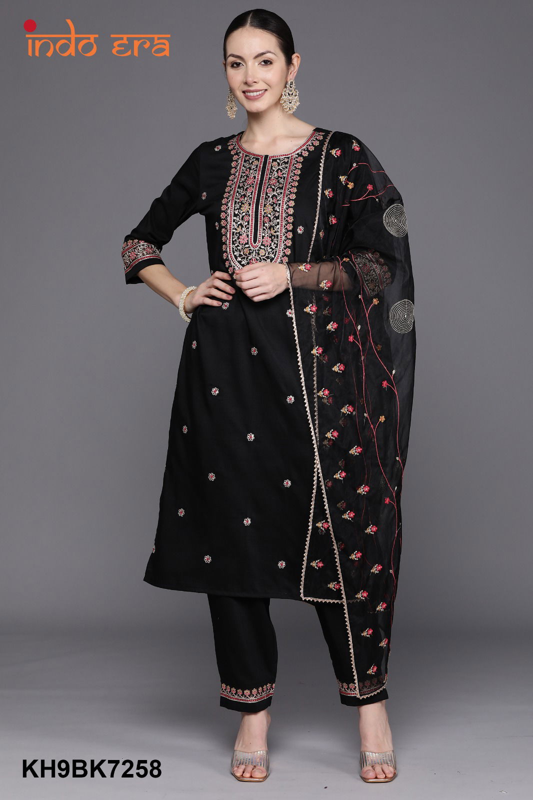 2418 Indo Era Silk Kurti With Bottom Dupatta Wholesale market In Surat With Price
